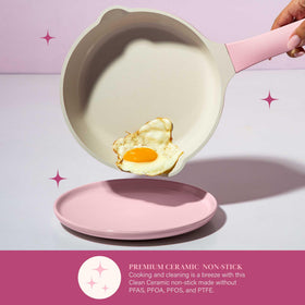 Paris Hilton 4-quart deep saute pan with lid for versatile weeknight meals