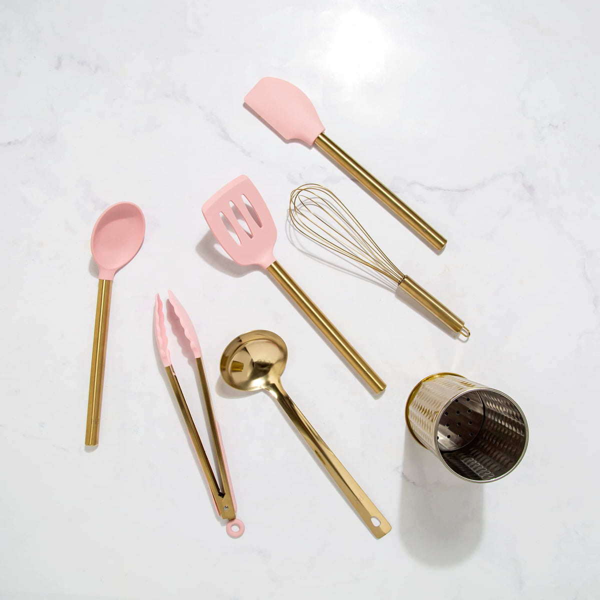 Paris Hilton 7-piece kitchen set adds glam and function to any counter.