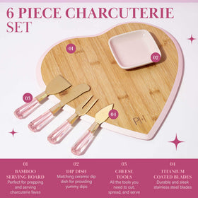 Paris Hilton cheese tools with titanium-coated blades for clean slices