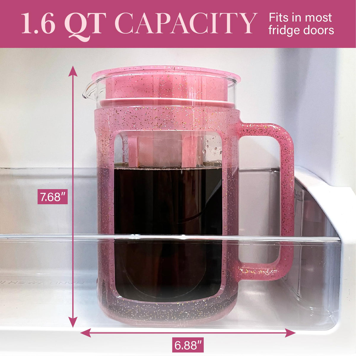 Paris Hilton Cold Brew with stainless steel filter for clean flavor.