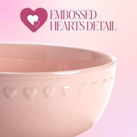 Paris Hilton dishwasher-safe bowl simplifies cleanup after gatherings.