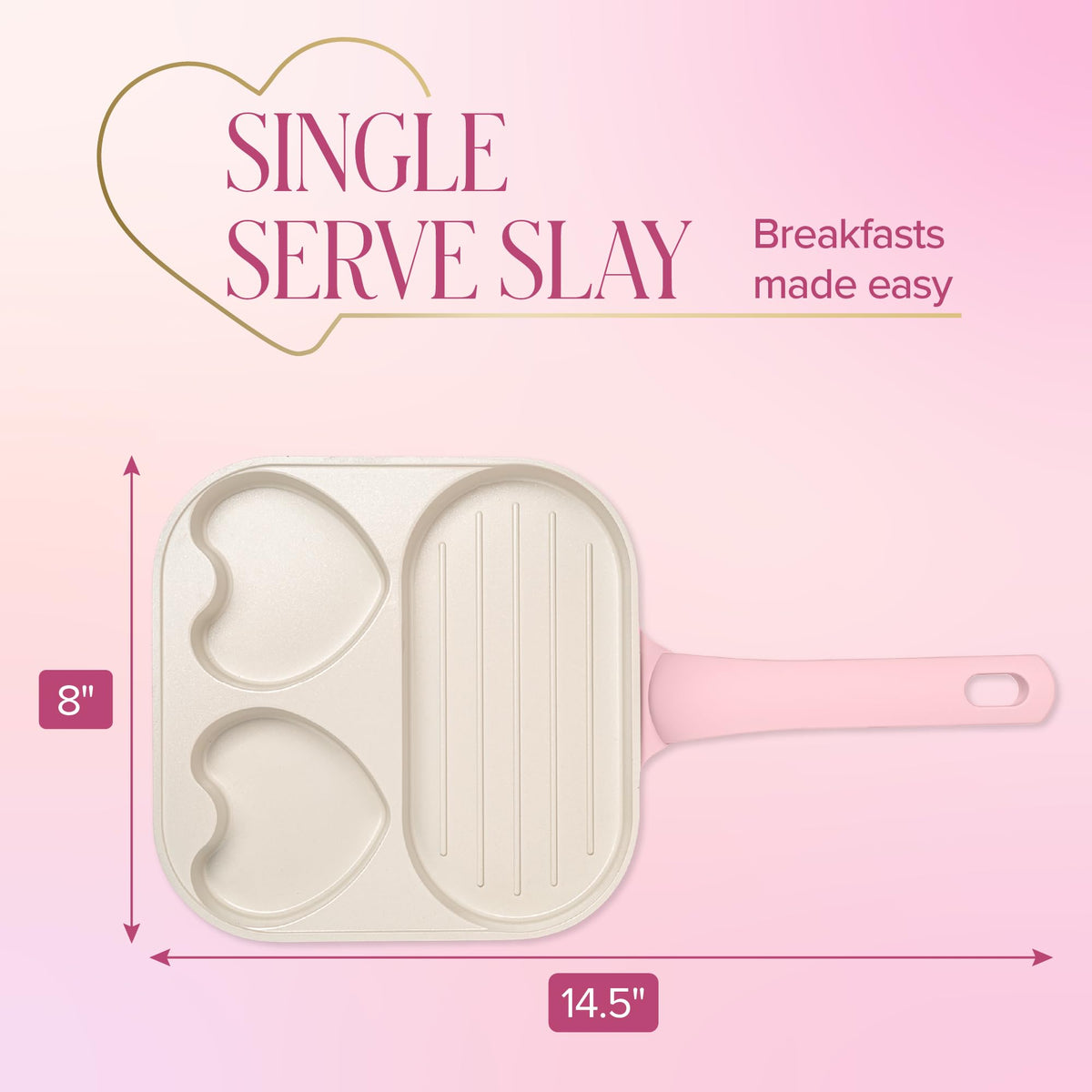 Paris Hilton ceramic nonstick coating releases foods with minimal oil.