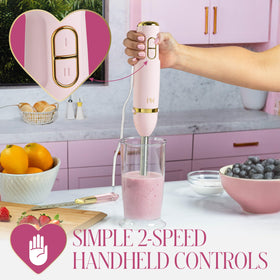 Paris Hilton chopper attachment for chopping vegetables and salsas.