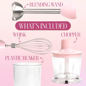Paris Hilton pink and gold accents add glamour to the kitchen.