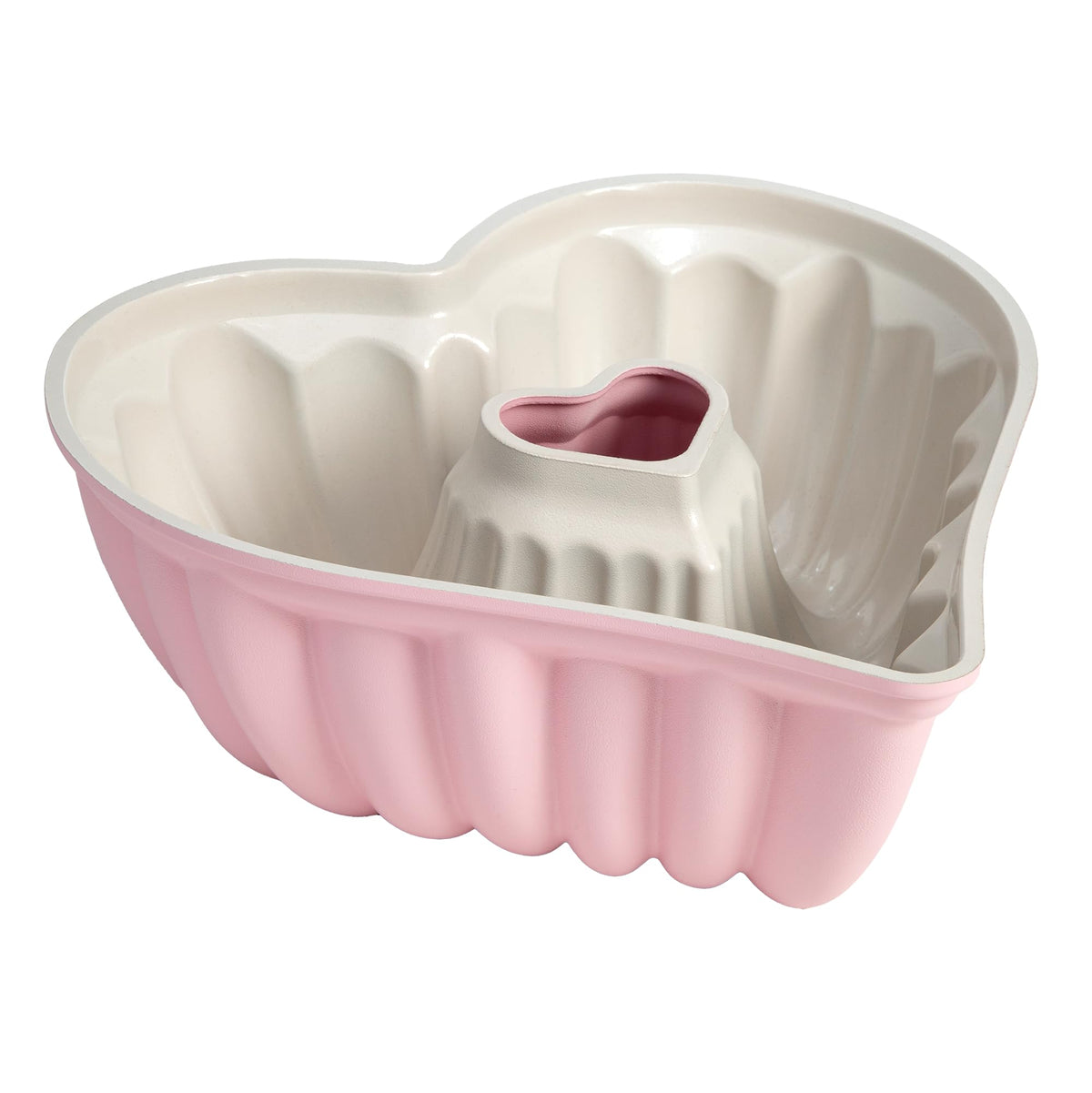 Paris Hilton heart-shaped fluted cake pan for perfect, shareable desserts.