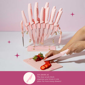 Paris Hilton kitchen shears with built-in bottle opener for quick tasks.