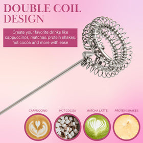 Paris Hilton electric frother on a stylish countertop for glamour and frothing.