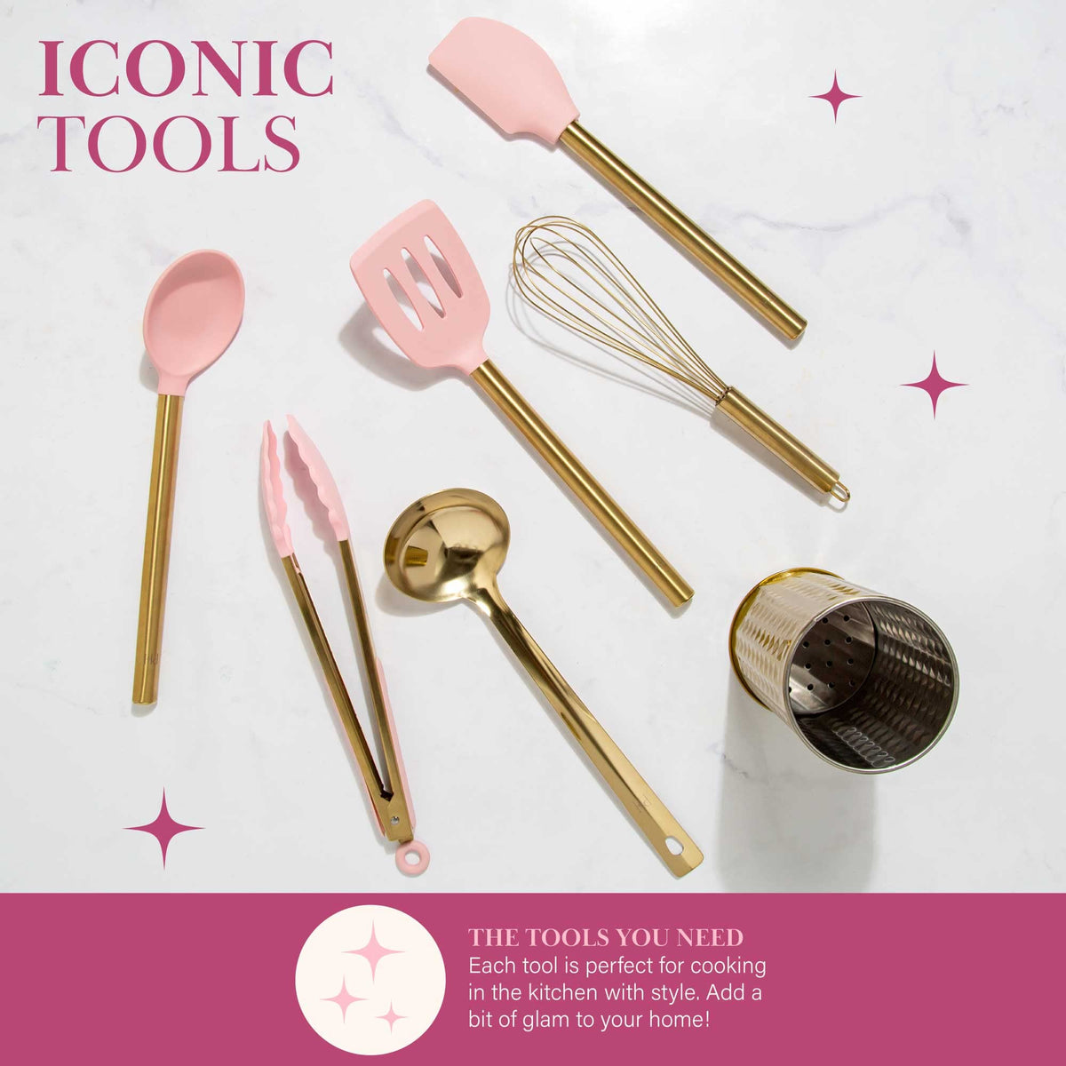 Paris Hilton silicone tongs pink provides precise control for flipping.