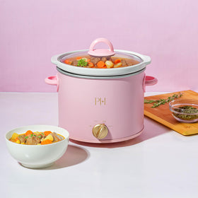 Paris Hilton stoneware is naturally nonstick and PFAS-free for easier cleanup