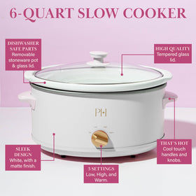 Glass lid and control panel of Paris Hilton slow cooker with elegant design.