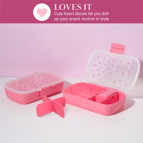 Paris Hilton snack box with 2.9oz dip container for sauces.