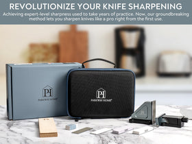 Parkway Home compact travel case makes on-the-go sharpening easy.