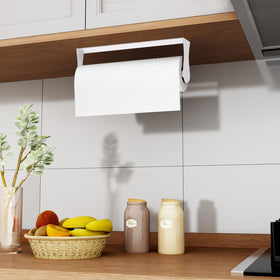 Paroto bathroom and kitchen versatility improves organization with modern white hardware.