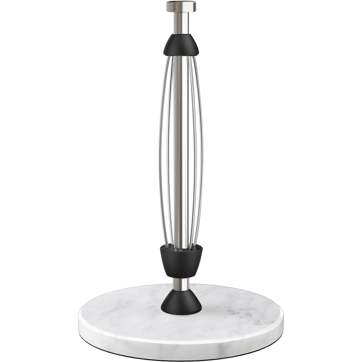 PAROTO marble base paper towel holder with anti-slip base for kitchen stability.