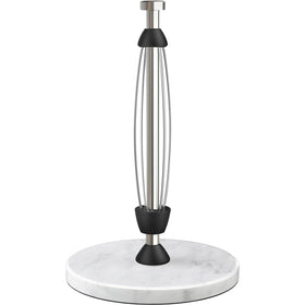 PAROTO marble base paper towel holder with anti-slip base for kitchen stability.