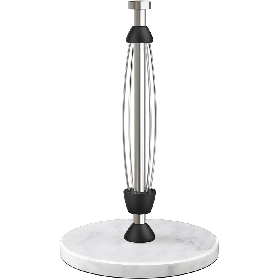 PAROTO marble base paper towel holder with anti-slip base for kitchen stability.