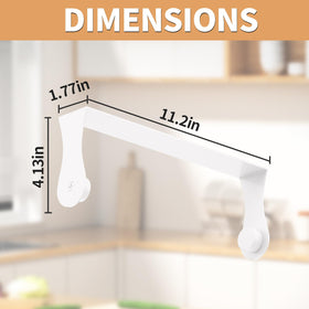 Paroto stainless steel paper towel holder is easy to clean and maintenance-friendly.