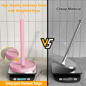 PAROTO stainless steel pink holder resists rust in humid kitchens