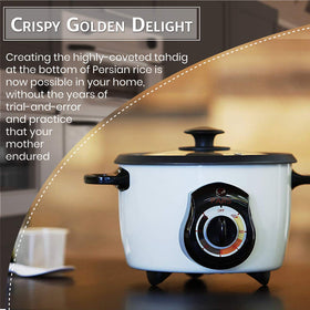 Pars Automatic Persian Rice Cooker non-stick inner pot removable for easy cleaning