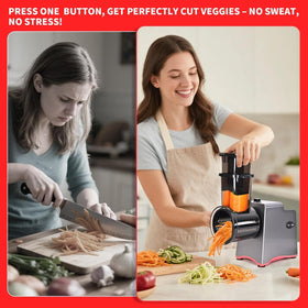 PARTNERJOY widened feeding port handles cheese blocks with ease