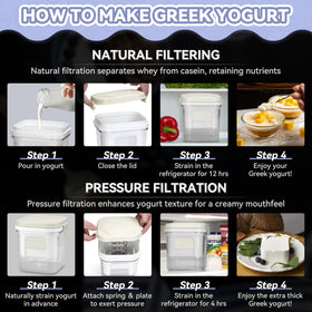 Party Desserts BPA free materials ensure safe, eco friendly yogurt making