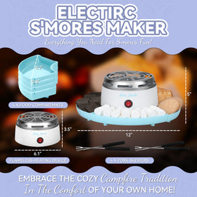 Party Desserts flame-free heater delivering indoor roasting ambiance