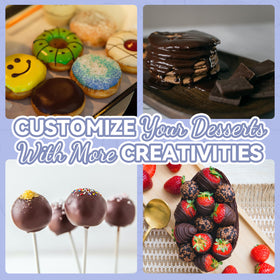 Melt and keep warm modes provide continuous dipping with Party Desserts