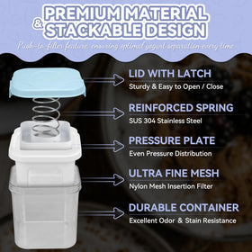 Party Desserts Yogurt Maker Aqua Blue, convenient for quick yogurt prep