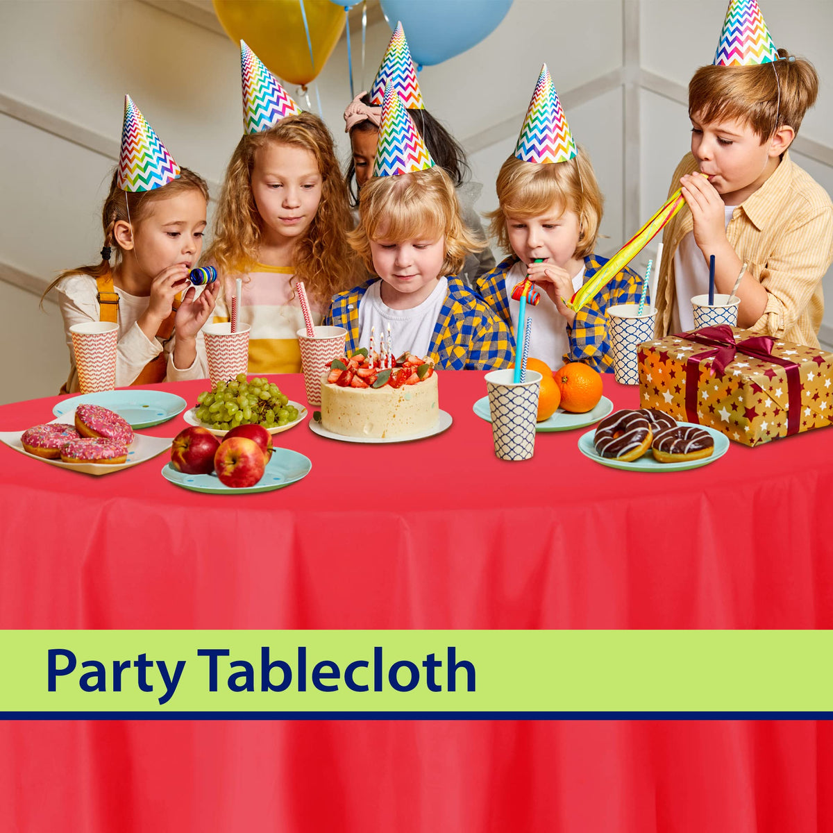 Party Dimensions reusable option after hand washing reduces waste.
