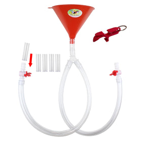 Party Like Sophia beer bong double header setup for group chugs at parties