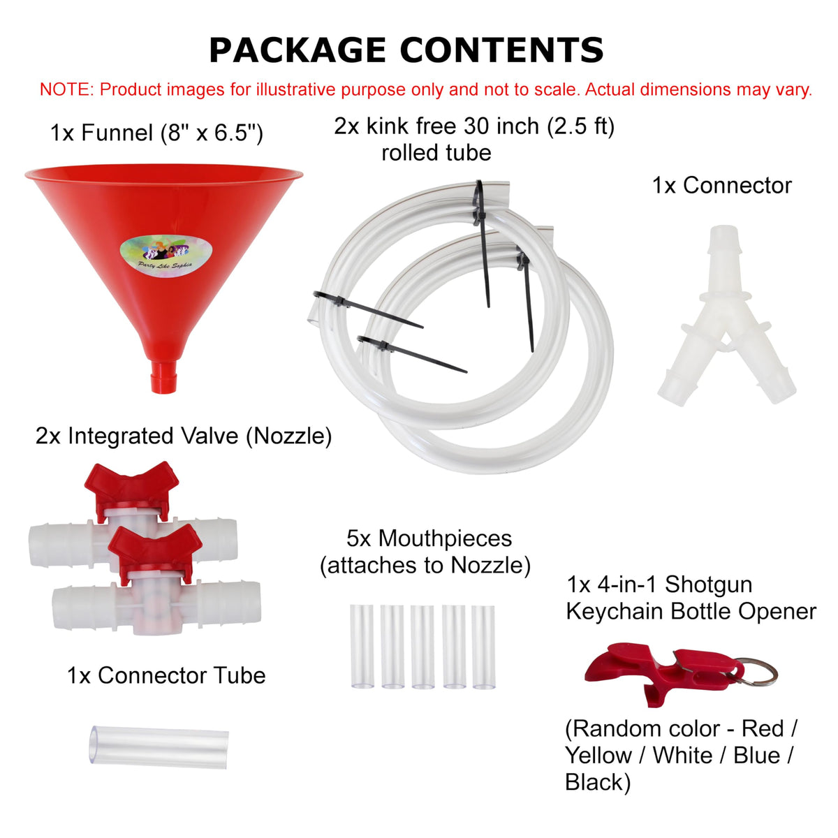 Party Like Sophia leak-free valve ensures clean operation