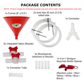 Party Like Sophia leak-free valve ensures clean operation