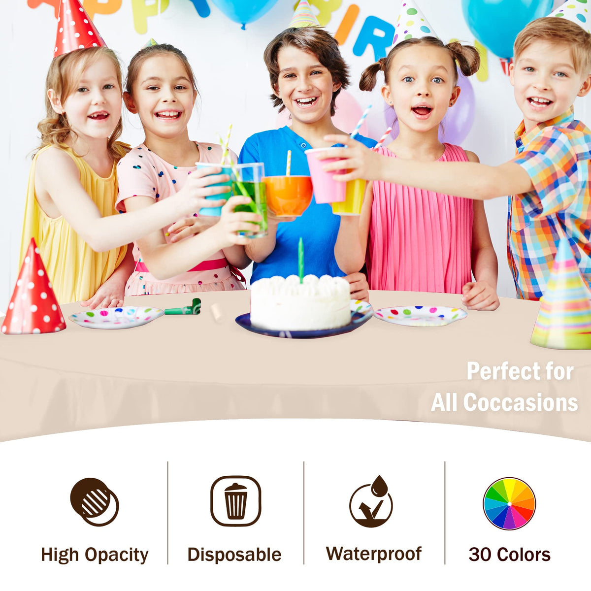Party Solids 30-color collection for versatile themes and color-coordinated gatherings.