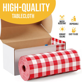 Party Solids 300 feet long roll provides ample material for many gatherings.
