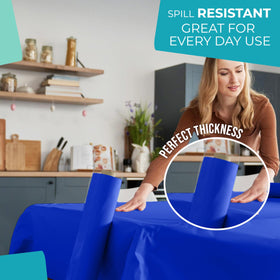 Disposable Party Solids cover simplifying outdoor cleanup