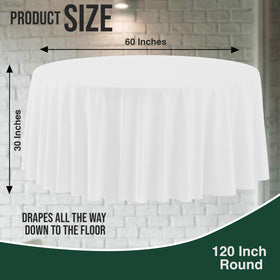 Party Solids disposable tablecloth close-up highlights durable, spill-resistant material.