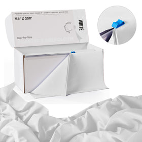 Party Solids heavy-duty plastic tablecloth roll for durable, waterproof coverage