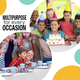 Party Solids picnic or wedding setup with waterproof disposable cover