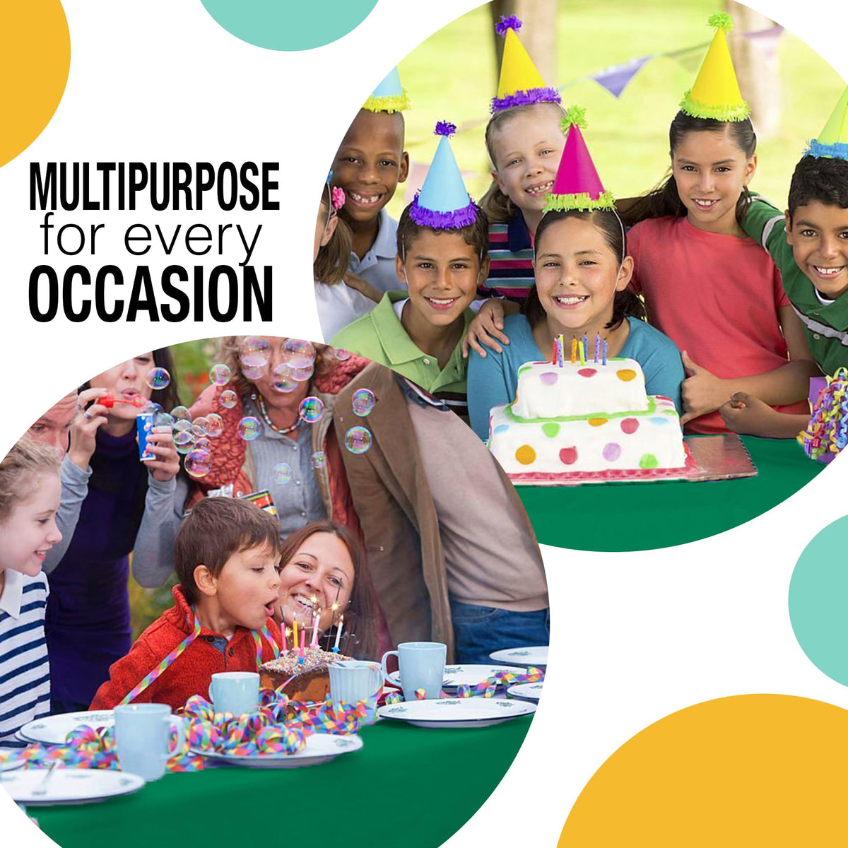 Party Solids portable box makes party setup at any location convenient.