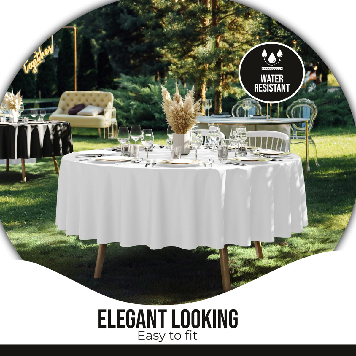 Party Solids suitable for indoor and outdoor events and décor.
