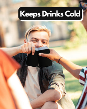 PartyPrints insulated sleeve helps hands stay dry on hot days