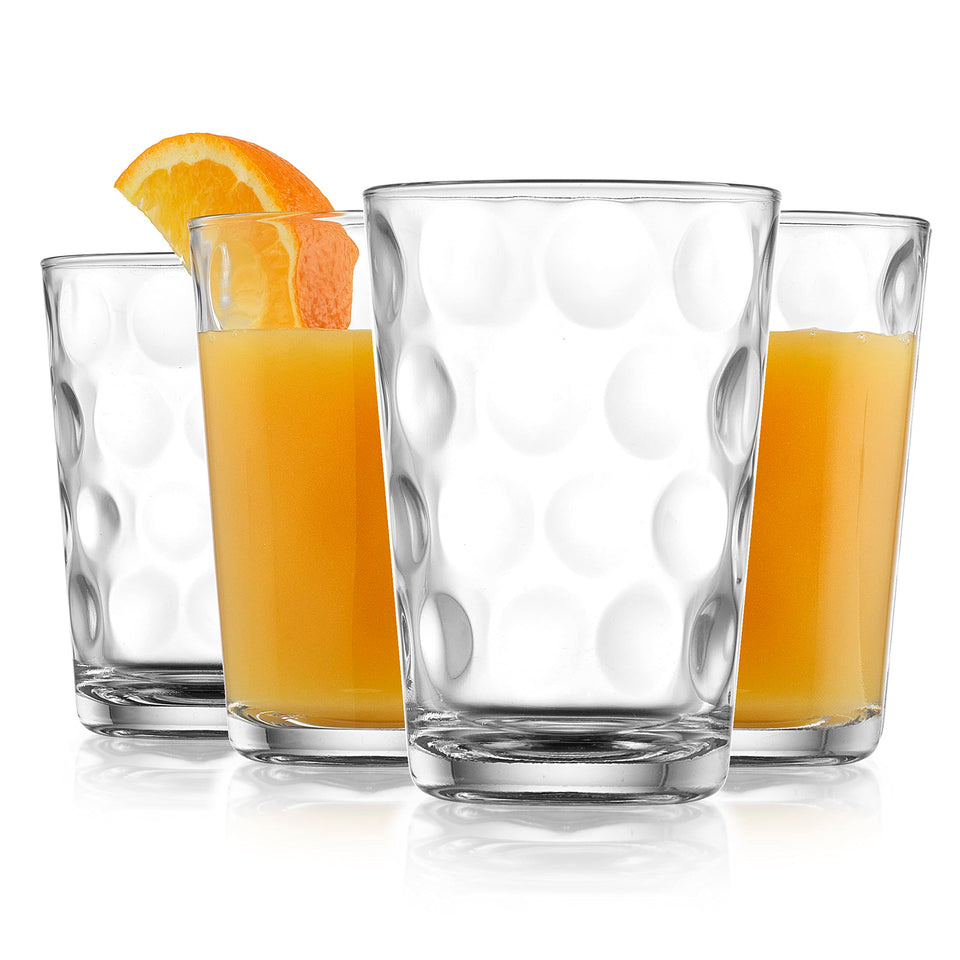 Pasabahce Home Essentials 7oz juice glasses 4-set for casual juice or water sipping