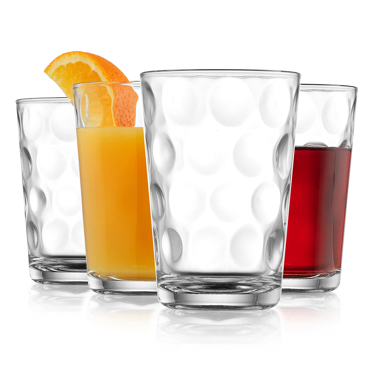 Pasabahce kid-friendly 7oz glasses with easy grip