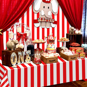 Pascliyna carnival circus themed décor for parties and gatherings
