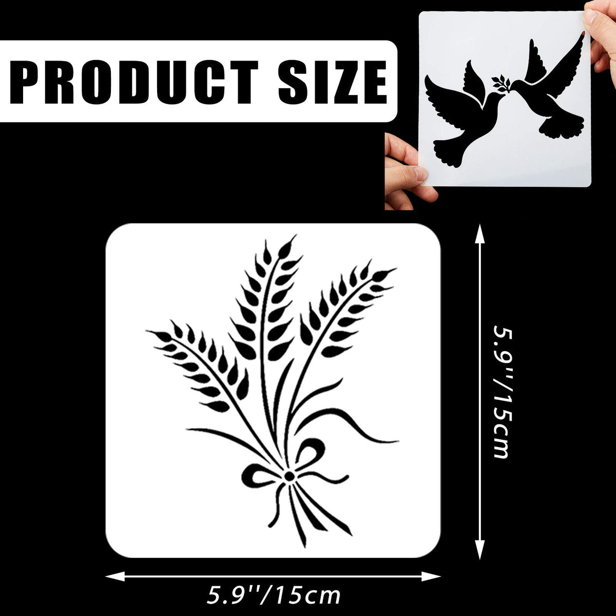 Patelai artisan bread stencils designs for cake and pie decoration.