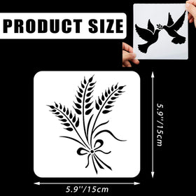 Patelai artisan bread stencils designs for cake and pie decoration.