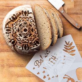 Patelai baking template mold ideal for cookies and pastries with clean lines.