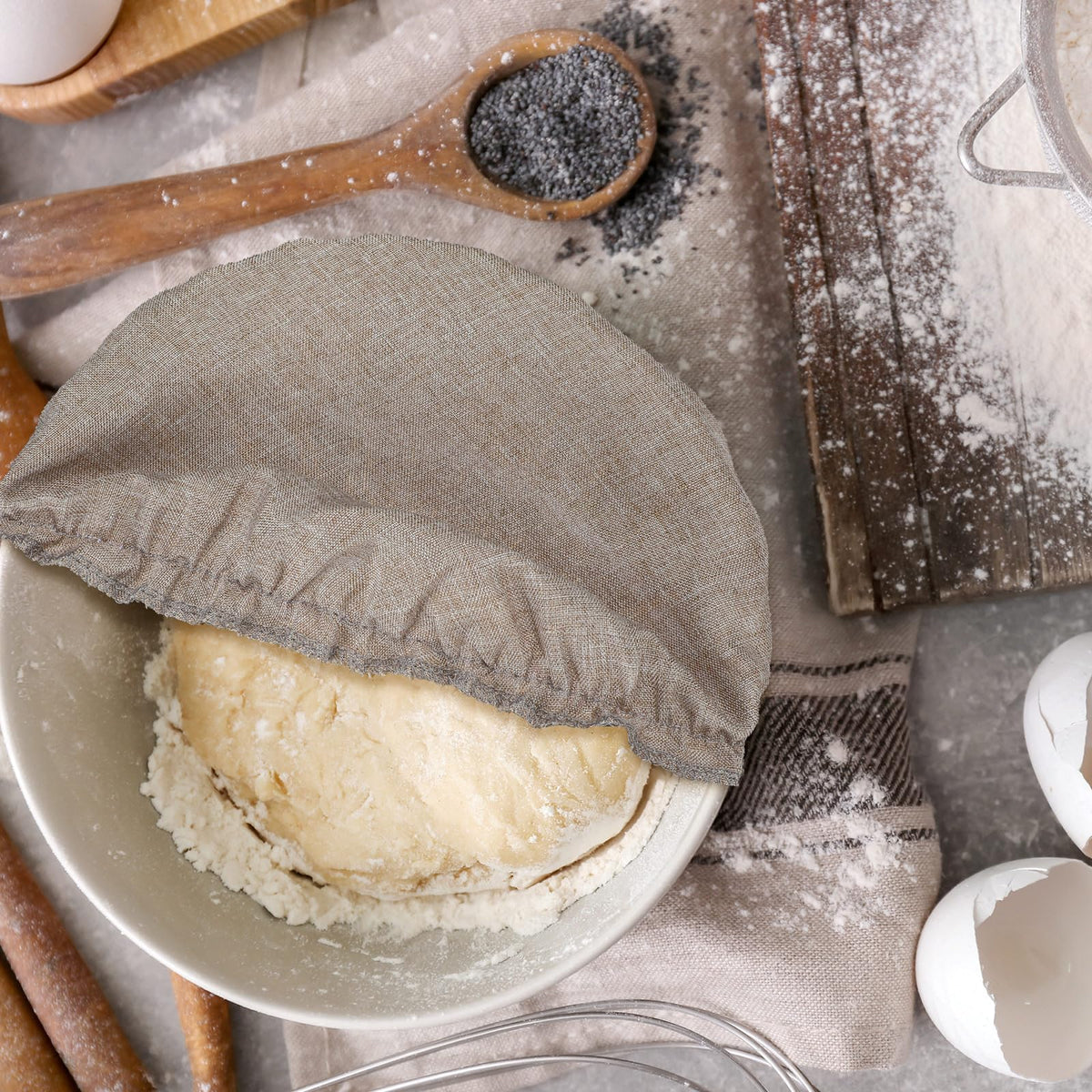 Patelai bowl covers 15 cm brown pattern keep leftovers fresh.