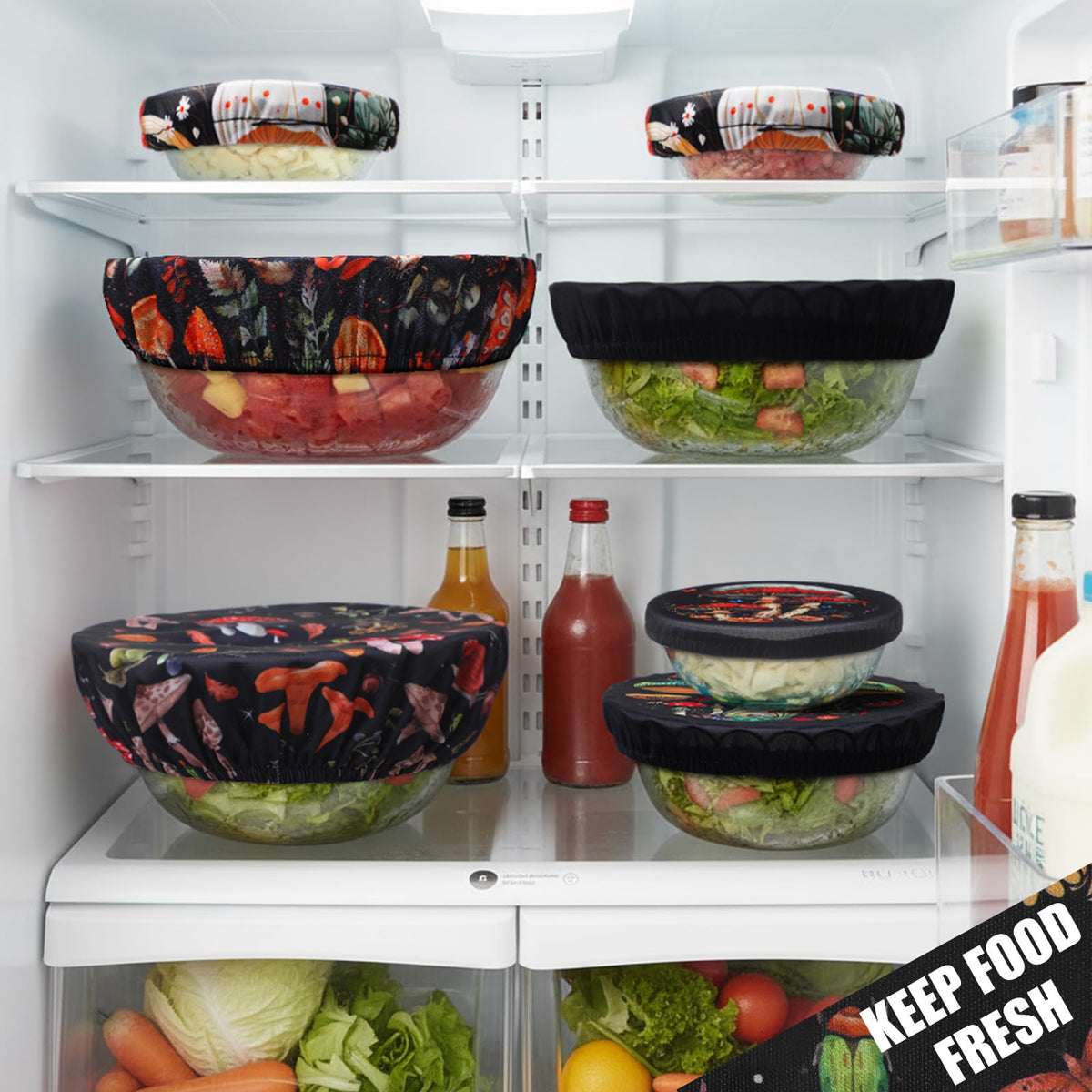 Patelai covers ideal for proofing dough and storing leftovers