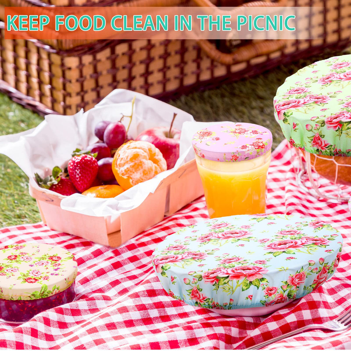 Patelai bowl covers are fridge and freezer ready for versatile storage.